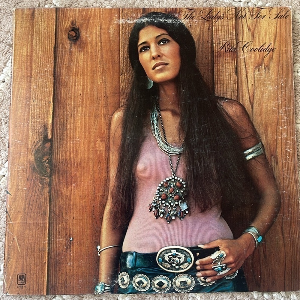 Vintage 1971 Rita Coolidge “The Lady’s Not For Sale” Vinyl Record